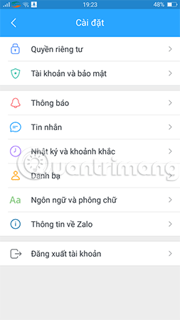Chọn vào mục Ngôn ngữ và phông chữ.
