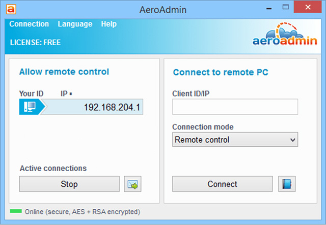 Phần mềm AeroAdmin