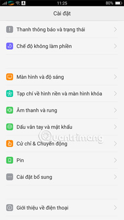 Truy cập vào Cài đặt > Âm thanh và rung.