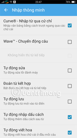 Tắt tính năng tự động sửa lỗi chính tả.