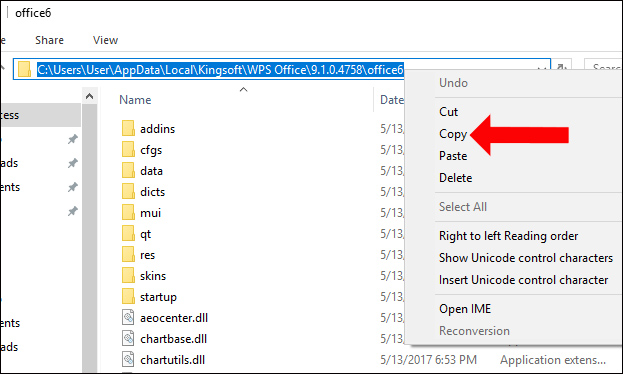 Sao chép thư mục file