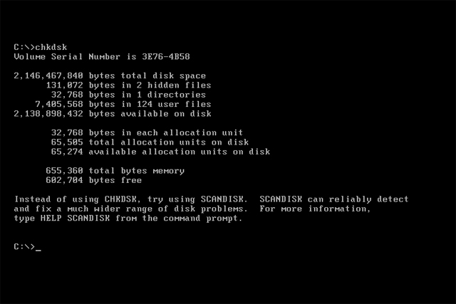 Tổng hợp các lệnh DOS trong MS-DOS