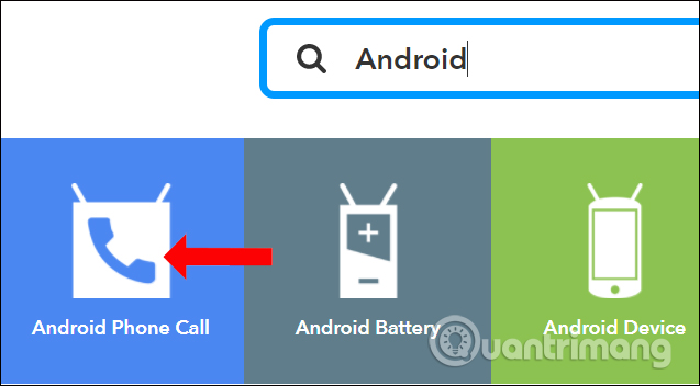 Tạo hành động cuộc gọi trên Android