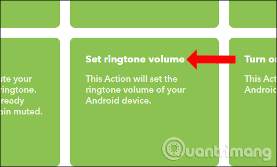 Thiết lập mức chuông 