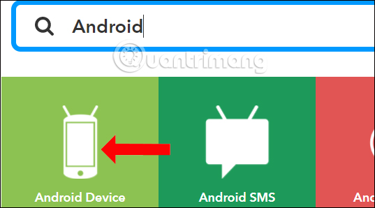 Hành động trên thiết bị Android