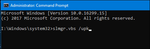 Đầu tiên, gỡ bỏ cài đặt product key từ máy tính Windows 10 của bạn: