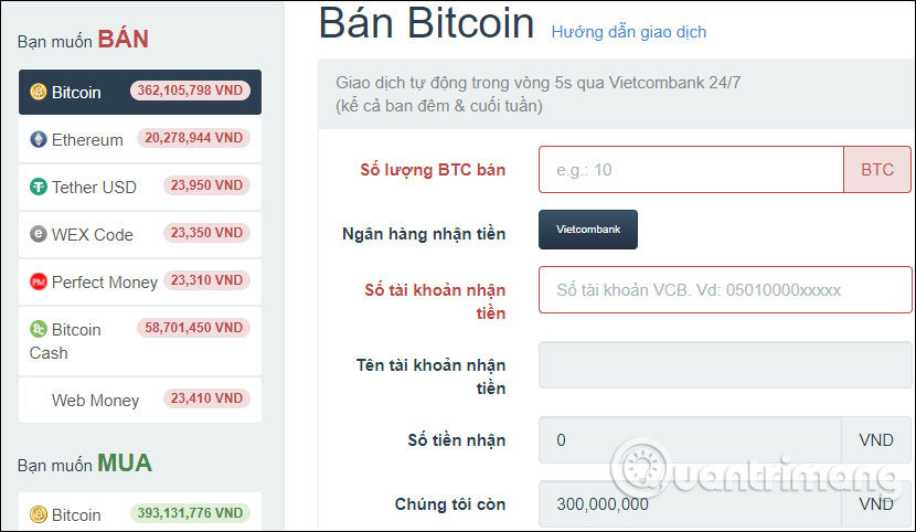 Sàn giao dịch tiền ảo Santienao