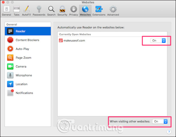 Chế độ Reader View