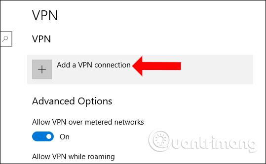 Tạo mạng VPN trên Windows 10 