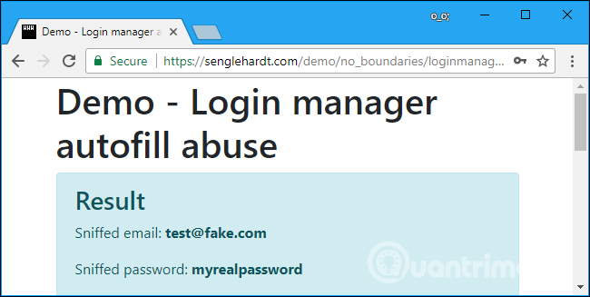 Trang web kiểm tra