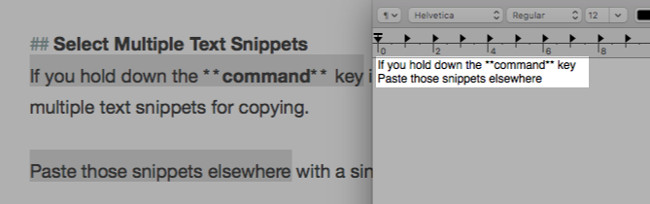 Dán các đoạn mã này ở nơi khác bằng một lệnh và chúng sẽ hiển thị cùng nội dung như nhau.