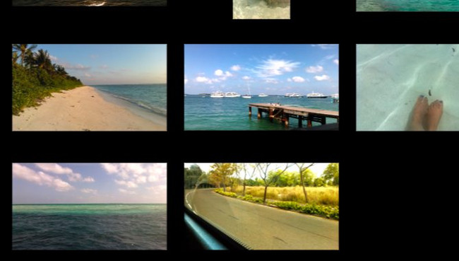 Các hình thu nhỏ sẽ nhỏ hơn khi bạn chọn nhiều hình ảnh để xem trước cùng một lúc.