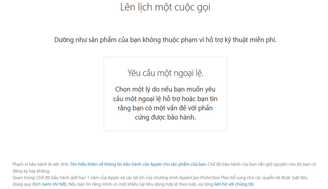 Lên lịch cuộc gọi để Apple gọi lại cho bạn