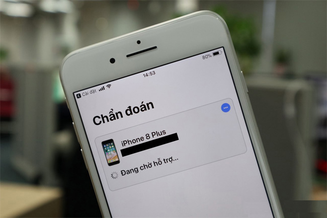 Thông báo Đang chờ hỗ trợ