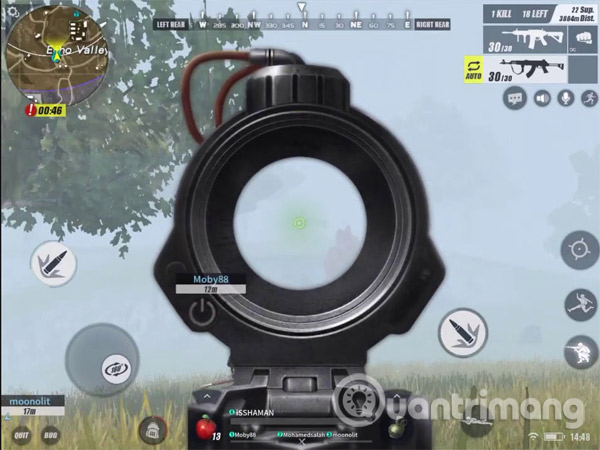 Kiểm tra các vị trí xung quanh 