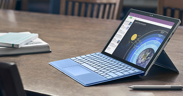 Máy Surface đã được cập nhật 