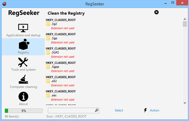 Phần mềm RegSeeker