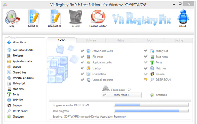 Phần mềm Vit Registry Fix