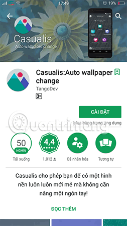 Tải Ứng dụng Casualis: Auto wallpaper change về điện thoại.