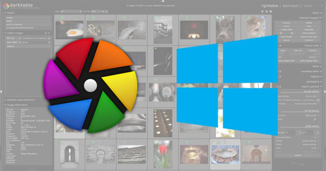 Darktable phiên bản cho Windows
