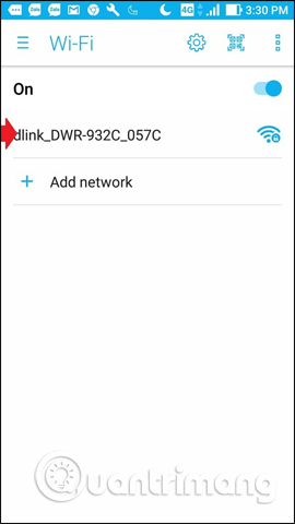 Kết nối mạng WiFi