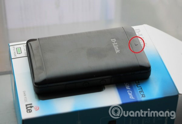 Mở thiết bị phát WiFi