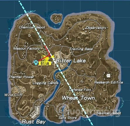 Tính toán vị trí nhảy dù