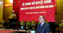 Việt Nam thành lập Bộ tư lệnh Tác chiến không gian mạng