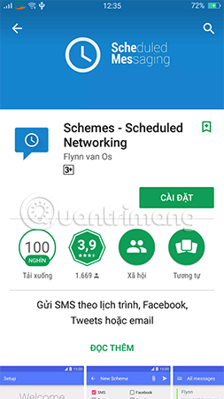 Tải ứng dụng Schemes - Scheduled Networking cho điện thoại Android.