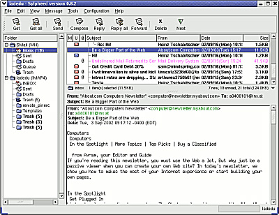 Chương trình email Sylpheed