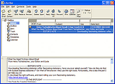 Chương trình email i.Scribe