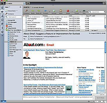 Chương trình email Opera