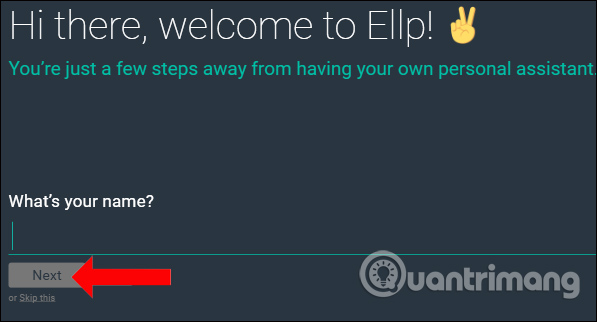 Nhập tên cho Ellp