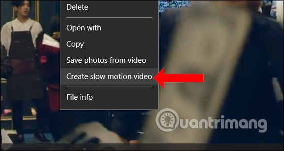 Tạo hiệu ứng Slow Motion
