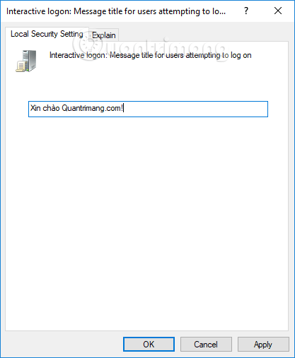 Nhập nội dung bạn muốn hiển thị.