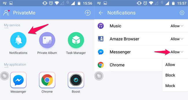 Cài đặt thông báo