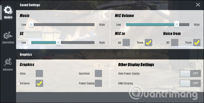 Đồ họa game Rules Of Survival