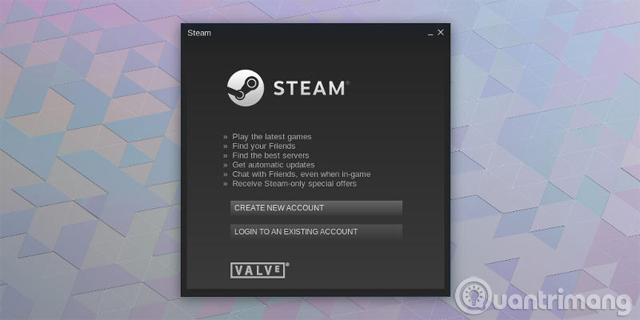 Cài đặt Steam 