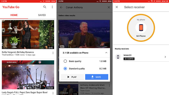 Đứt cáp vẫn có thể xem youtube mượt trên điện thoại Android