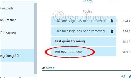 Chat Skype tạo kiểu 