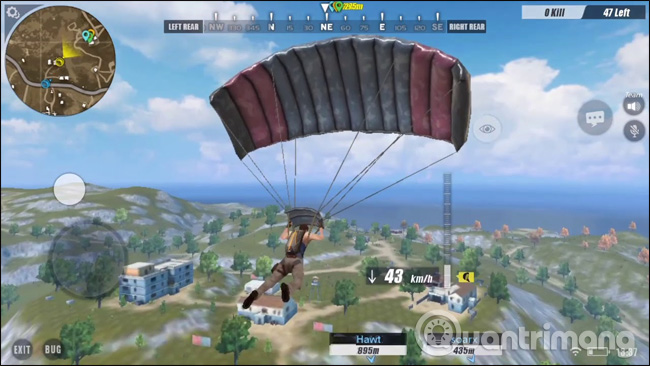 Kỹ thuật nhảy dù trong Rules Of Survival