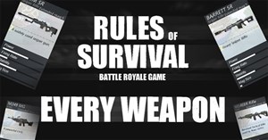Những loại vũ khí chính trong Rules Of Survival bạn nên biết