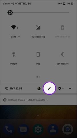 Chỉnh sửa Quick Settings