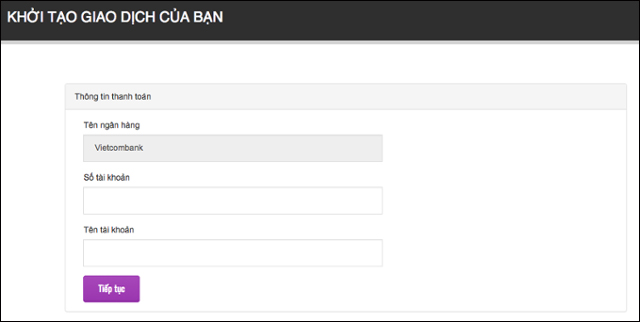 Thông tin tài khoản