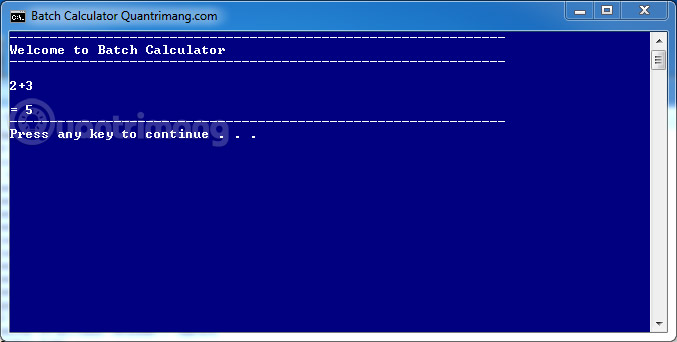 Tạo máy tính bỏ túi bằng Nodepad