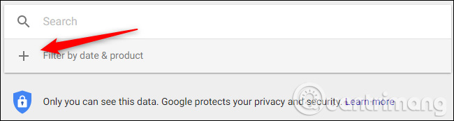 Filter by date & product