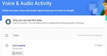 Cách tìm và xóa dữ liệu ghi âm được lưu trữ trên Google Assistant