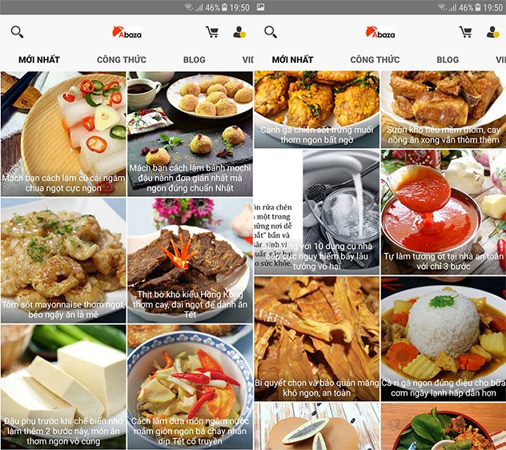 Những món ăn mới nhất sẽ được cập nhật tại đây.
