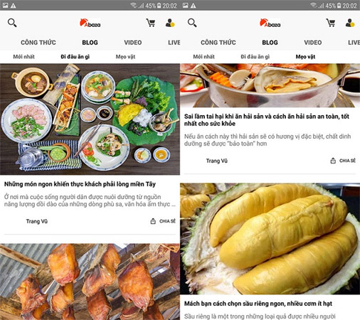 Bạn có thể ghé vào blog tìm hiểu món ăn, địa điểm ăn ngon.