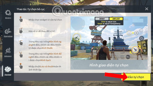 Điều chỉnh tư thế 